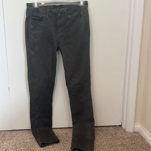 Paige verdugo skinny jeans, size 27, dark green